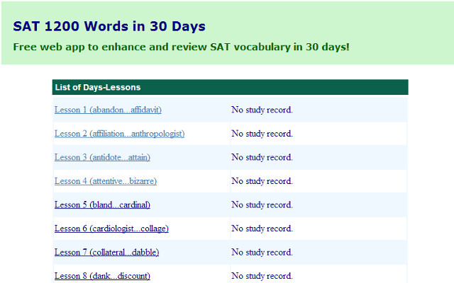 1000 SAT ACT Words from Chrome web store to be run with OffiDocs Chromium online 1000 SAT ACT Words from Chrome web store to be run with OffiDocs Chromium online