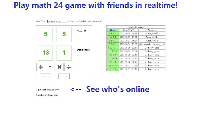 4 Numbers game Live! from Chrome web store to be run with OffiDocs Chromium online 4 Numbers game Live! from Chrome web store to be run with OffiDocs Chromium online