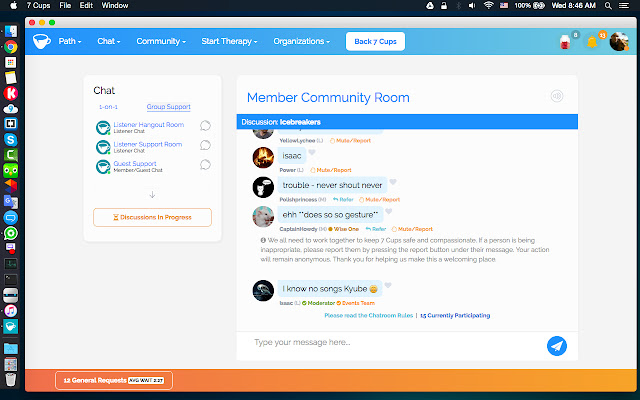 7 Cups from Chrome web store to be run with OffiDocs Chromium online 7 Cups from Chrome web store to be run with OffiDocs Chromium online