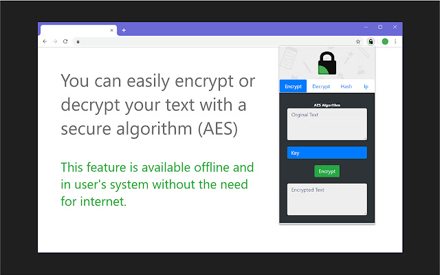 8CRY Encryption Hash Ip from Chrome web store to be run with OffiDocs Chromium online 8CRY Encryption Hash Ip from Chrome web store to be run with OffiDocs Chromium online
