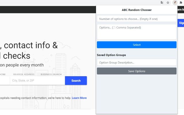 ABC Random Chooser from Chrome web store to be run with OffiDocs Chromium online ABC Random Chooser from Chrome web store to be run with OffiDocs Chromium online