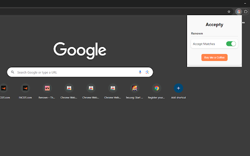 Accepty Auto Accept for Renown from Chrome web store to be run with OffiDocs Chromium online Accepty Auto Accept for Renown from Chrome web store to be run with OffiDocs Chromium online
