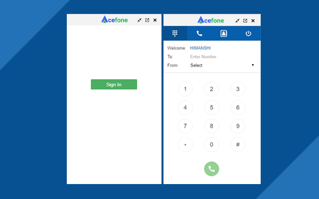 Acefone Extension For Bullhorn from Chrome web store to be run with OffiDocs Chromium online Acefone Extension For Bullhorn from Chrome web store to be run with OffiDocs Chromium online