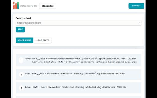AcumenLogs Synthetic Test Recorder from Chrome web store to be run with OffiDocs Chromium online AcumenLogs Synthetic Test Recorder from Chrome web store to be run with OffiDocs Chromium online