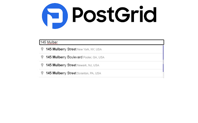 Address Autocomplete API by PostGrid™ from Chrome web store to be run with OffiDocs Chromium online Address Autocomplete API by PostGrid™ from Chrome web store to be run with OffiDocs Chromium online