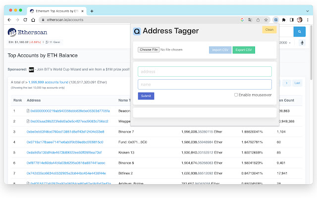 Address Tagger from Chrome web store to be run with OffiDocs Chromium online Address Tagger from Chrome web store to be run with OffiDocs Chromium online