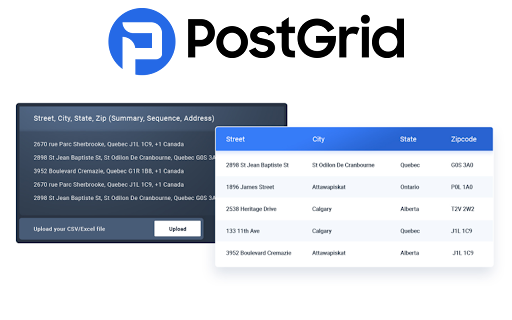 Address Verification API by PostGrid from Chrome web store to be run with OffiDocs Chromium online Address Verification API by PostGrid from Chrome web store to be run with OffiDocs Chromium online