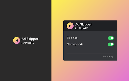 Ad Skipper for Pluto TV from Chrome web store to be run with OffiDocs Chromium online Ad Skipper for Pluto TV from Chrome web store to be run with OffiDocs Chromium online