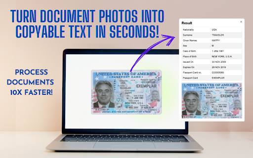 Advanced OCR Data Extractor Document Scanner from Chrome web store to be run with OffiDocs Chromium online Advanced OCR Data Extractor Document Scanner from Chrome web store to be run with OffiDocs Chromium online