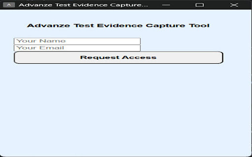 Advanze Test Evidence Capture Tool from Chrome web store to be run with OffiDocs Chromium online Advanze Test Evidence Capture Tool from Chrome web store to be run with OffiDocs Chromium online