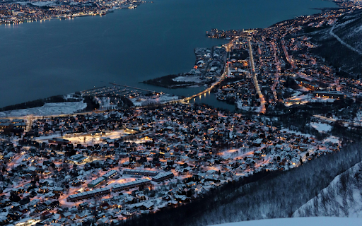 Aerial View of Tromsø at Twilight in Winter from Chrome web store to be run with OffiDocs Chromium online Aerial View of Tromsø at Twilight in Winter from Chrome web store to be run with OffiDocs Chromium online