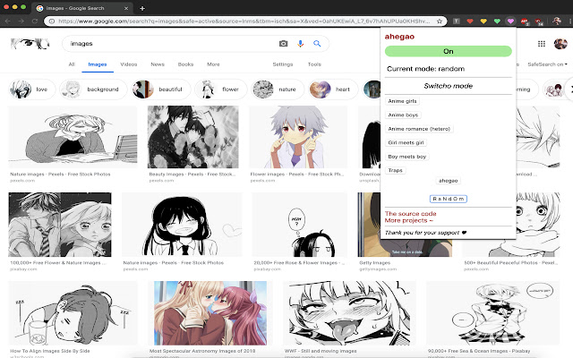 Ahegao from Chrome web store to be run with OffiDocs Chromium online Ahegao from Chrome web store to be run with OffiDocs Chromium online