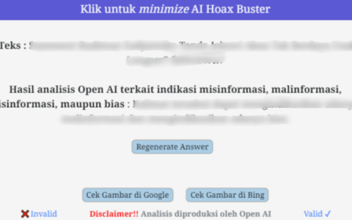 AI Hoax Buster from Chrome web store to be run with OffiDocs Chromium online AI Hoax Buster from Chrome web store to be run with OffiDocs Chromium online