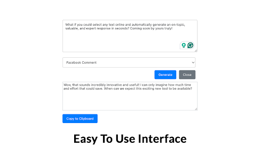A.I. Reply Generator from Chrome web store to be run with OffiDocs Chromium online A.I. Reply Generator from Chrome web store to be run with OffiDocs Chromium online