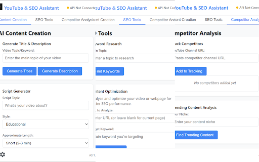 AI YouTube SEO Assistant from Chrome web store to be run with OffiDocs Chromium online AI YouTube SEO Assistant from Chrome web store to be run with OffiDocs Chromium online