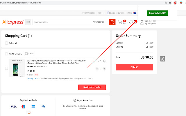 Aliexpress Cart Exporter from Chrome web store to be run with OffiDocs Chromium online Aliexpress Cart Exporter from Chrome web store to be run with OffiDocs Chromium online