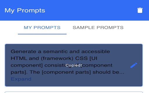 AllMyPrompts from Chrome web store to be run with OffiDocs Chromium online AllMyPrompts from Chrome web store to be run with OffiDocs Chromium online