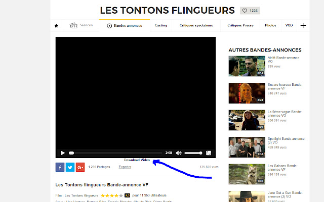 Allocine Download Video from Chrome web store to be run with OffiDocs Chromium online Allocine Download Video from Chrome web store to be run with OffiDocs Chromium online