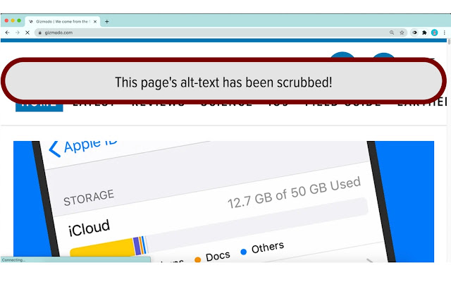 Alt Text Scrubber from Chrome web store to be run with OffiDocs Chromium online Alt Text Scrubber from Chrome web store to be run with OffiDocs Chromium online