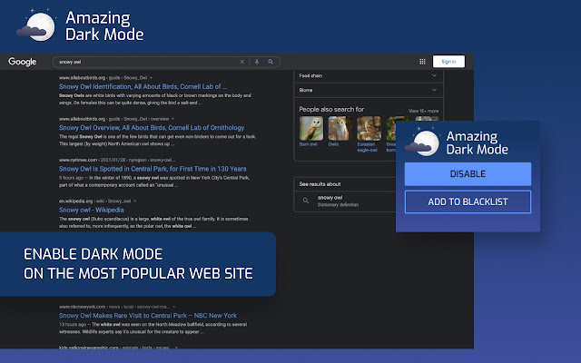 Amazing Dark Mode from Chrome web store to be run with OffiDocs Chromium online Amazing Dark Mode from Chrome web store to be run with OffiDocs Chromium online