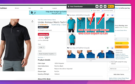 Amazon image downloader from Chrome web store to be run with OffiDocs Chromium online Amazon image downloader from Chrome web store to be run with OffiDocs Chromium online