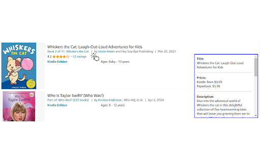 Amazon Kindle Product Previewer from Chrome web store to be run with OffiDocs Chromium online Amazon Kindle Product Previewer from Chrome web store to be run with OffiDocs Chromium online