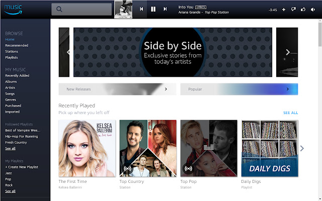 Amazon Music from Chrome web store to be run with OffiDocs Chromium online Amazon Music from Chrome web store to be run with OffiDocs Chromium online
