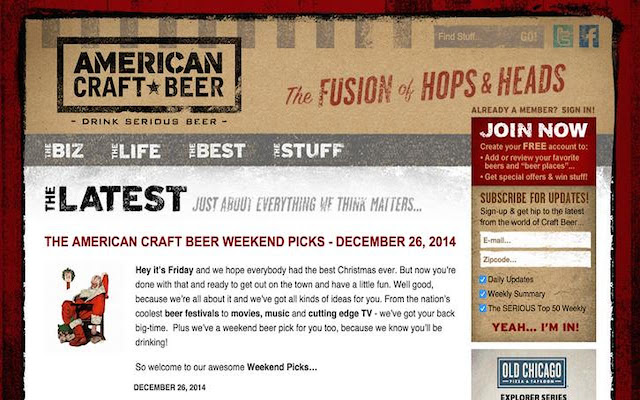 AmericanCraftBeer.com from Chrome web store to be run with OffiDocs Chromium online AmericanCraftBeer.com from Chrome web store to be run with OffiDocs Chromium online