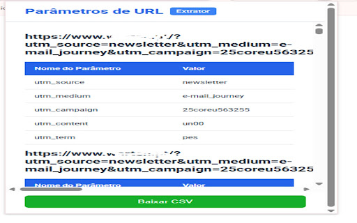 Analisador de Links com UTM from Chrome web store to be run with OffiDocs Chromium online Analisador de Links com UTM from Chrome web store to be run with OffiDocs Chromium online