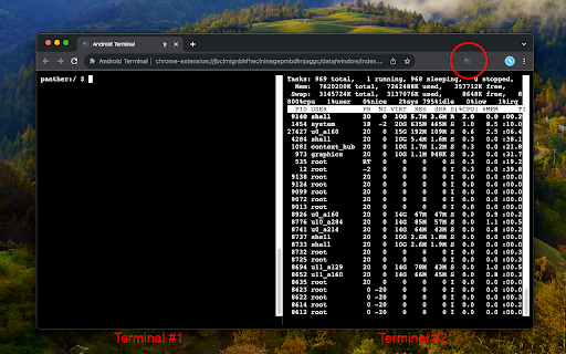 Android Terminal from Chrome web store to be run with OffiDocs Chromium online Android Terminal from Chrome web store to be run with OffiDocs Chromium online