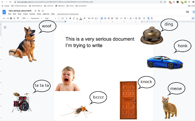 Annoyatron from Chrome web store to be run with OffiDocs Chromium online Annoyatron from Chrome web store to be run with OffiDocs Chromium online