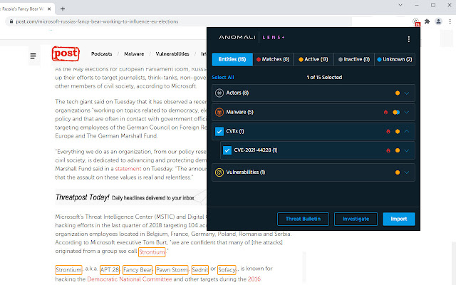 Anomali Lens from Chrome web store to be run with OffiDocs Chromium online Anomali Lens from Chrome web store to be run with OffiDocs Chromium online