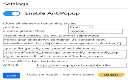 Anti Popup from Chrome web store to be run with OffiDocs Chromium online Anti Popup from Chrome web store to be run with OffiDocs Chromium online