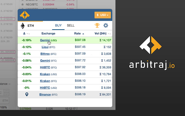 Arbitraj: Crypto Price Comparison from Chrome web store to be run with OffiDocs Chromium online Arbitraj: Crypto Price Comparison from Chrome web store to be run with OffiDocs Chromium online