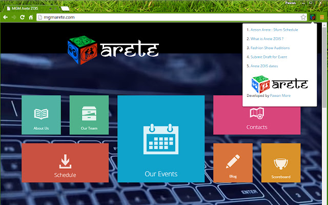 Arete ZOIS from Chrome web store to be run with OffiDocs Chromium online Arete ZOIS from Chrome web store to be run with OffiDocs Chromium online