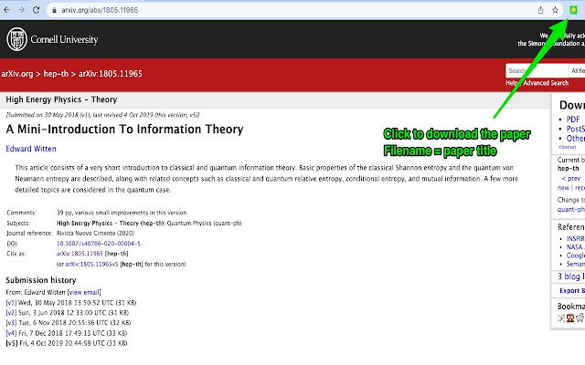 Arxiver from Chrome web store to be run with OffiDocs Chromium online Arxiver from Chrome web store to be run with OffiDocs Chromium online