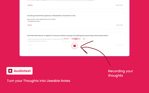 Audiotext AI from Chrome web store to be run with OffiDocs Chromium online Audiotext AI from Chrome web store to be run with OffiDocs Chromium online