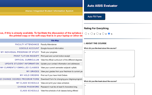 Auto Aisis Evaluator from Chrome web store to be run with OffiDocs Chromium online Auto Aisis Evaluator from Chrome web store to be run with OffiDocs Chromium online