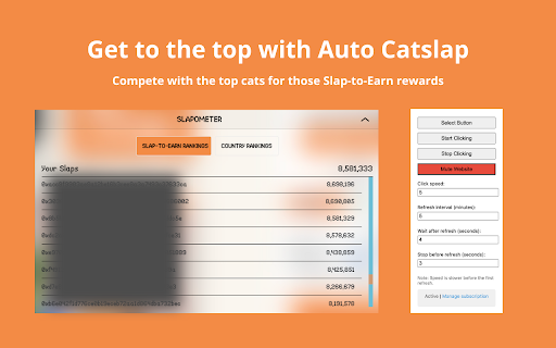 Auto Catslap from Chrome web store to be run with OffiDocs Chromium online Auto Catslap from Chrome web store to be run with OffiDocs Chromium online