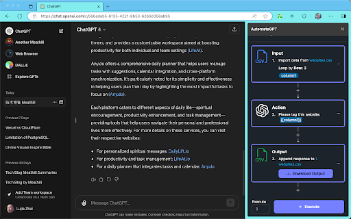 AutomateGPT from Chrome web store to be run with OffiDocs Chromium online AutomateGPT from Chrome web store to be run with OffiDocs Chromium online