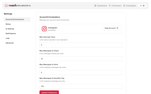 Automate Influencer Outreach Discovery ReachInfluencer.ai from Chrome web store to be run with OffiDocs Chromium online Automate Influencer Outreach Discovery ReachInfluencer.ai from Chrome web store to be run with OffiDocs Chromium online