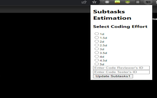 Automating Estimation Process from Chrome web store to be run with OffiDocs Chromium online Automating Estimation Process from Chrome web store to be run with OffiDocs Chromium online