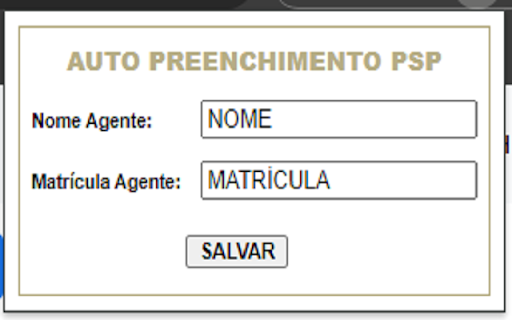 Auto Preenchimento PSP from Chrome web store to be run with OffiDocs Chromium online Auto Preenchimento PSP from Chrome web store to be run with OffiDocs Chromium online