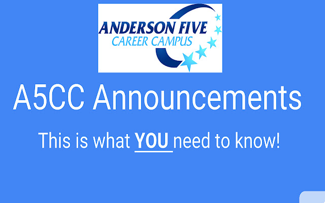 AVCC Announcements from Chrome web store to be run with OffiDocs Chromium online AVCC Announcements from Chrome web store to be run with OffiDocs Chromium online