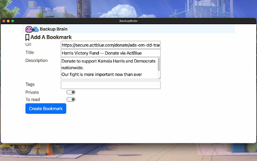 Backup Brain from Chrome web store to be run with OffiDocs Chromium online Backup Brain from Chrome web store to be run with OffiDocs Chromium online