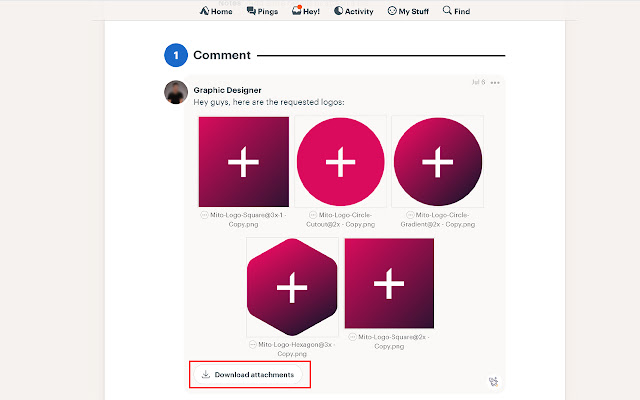 Basecamp Attachment Downloader from Chrome web store to be run with OffiDocs Chromium online Basecamp Attachment Downloader from Chrome web store to be run with OffiDocs Chromium online