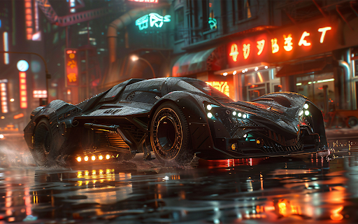 Batmobile concept car with neon lights from Chrome web store to be run with OffiDocs Chromium online Batmobile concept car with neon lights from Chrome web store to be run with OffiDocs Chromium online