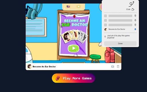 Become an Ear Doctor Game Master the Art of Ear Care! from Chrome web store to be run with OffiDocs Chromium online Become an Ear Doctor Game Master the Art of Ear Care! from Chrome web store to be run with OffiDocs Chromium online