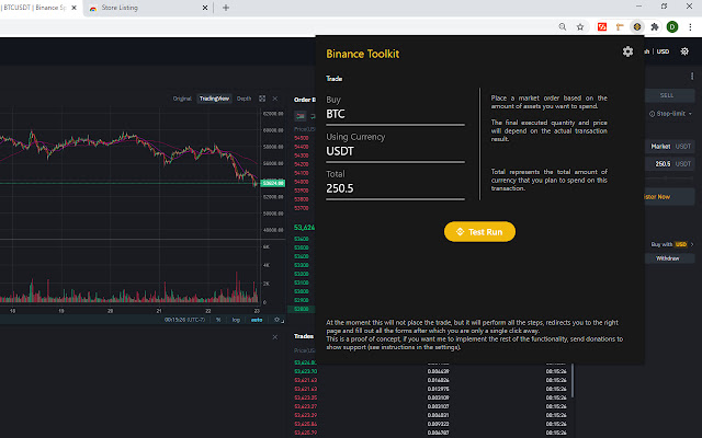 Binance Toolkit from Chrome web store to be run with OffiDocs Chromium online Binance Toolkit from Chrome web store to be run with OffiDocs Chromium online