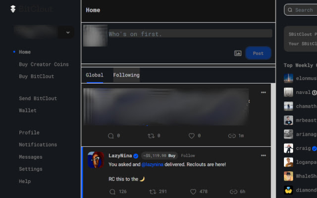 Bitclout Darkmode from Chrome web store to be run with OffiDocs Chromium online Bitclout Darkmode from Chrome web store to be run with OffiDocs Chromium online